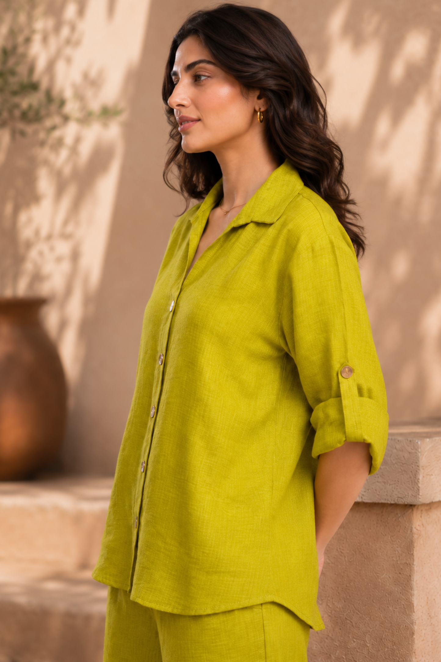 Lime Green Relaxed Co-ord Set