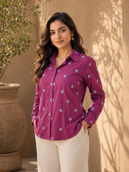 Petal-Whisper Magenta Charm