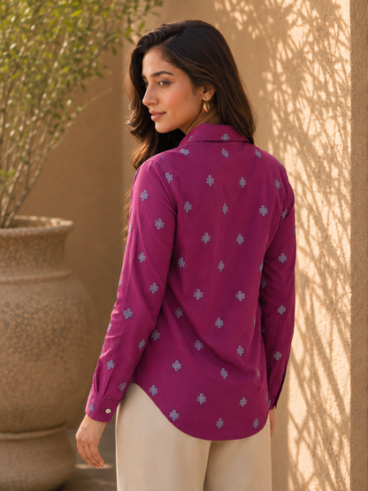 Petal-Whisper Magenta Charm