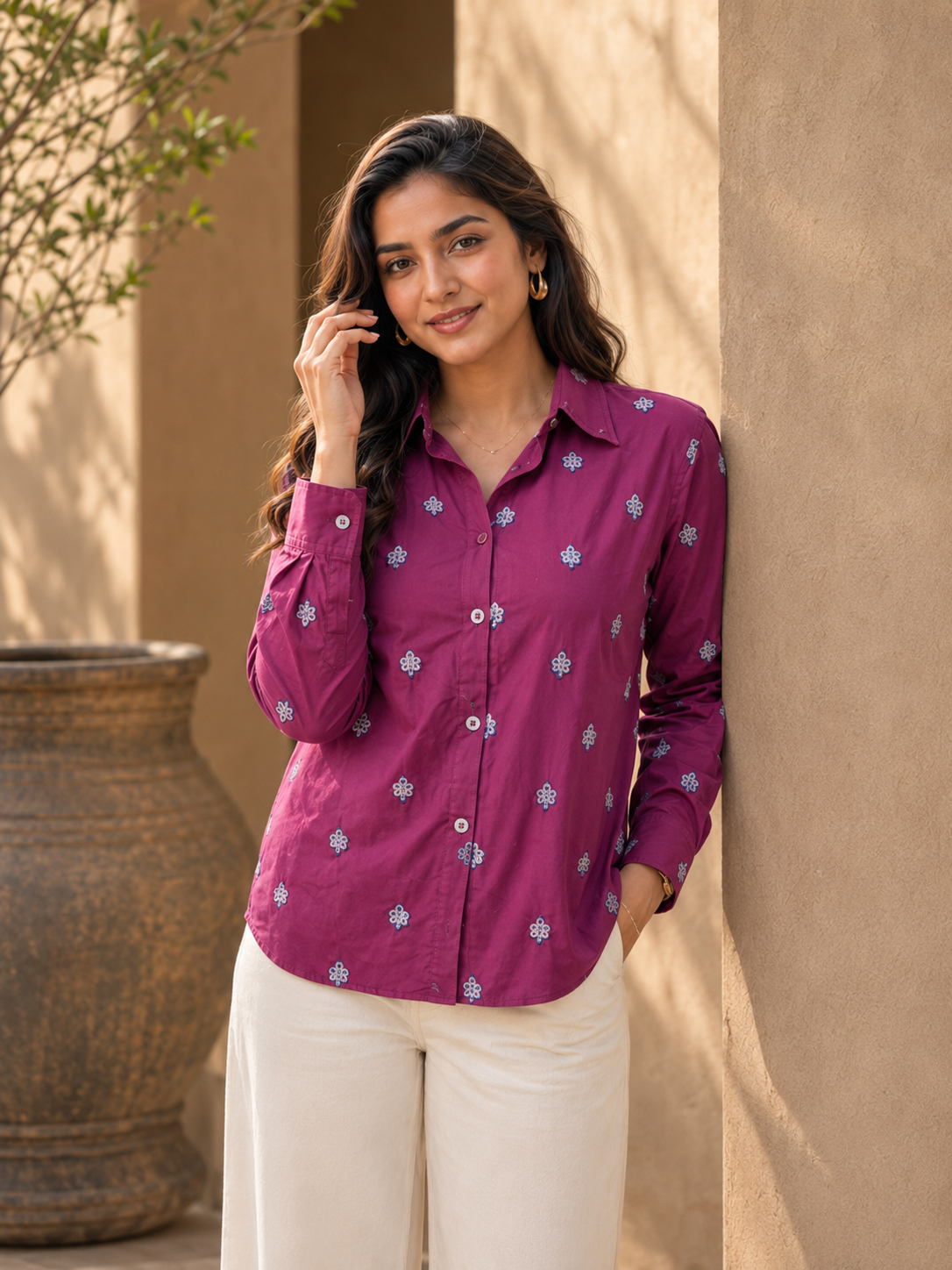 Petal-Whisper Magenta Charm