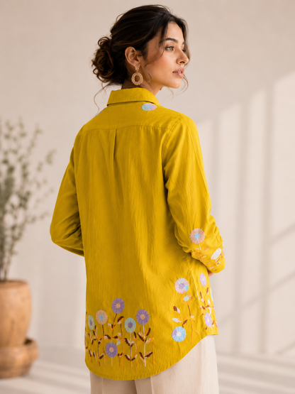 Mustard  Button-Down