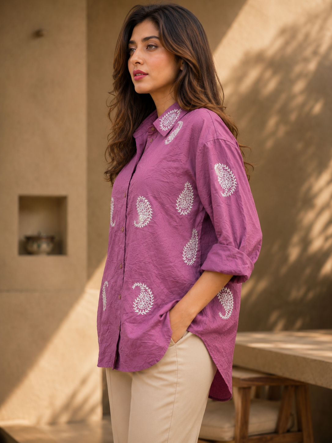 Mystic Paisley Button-Down