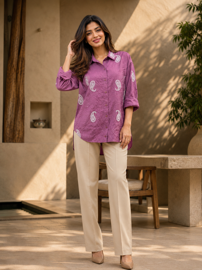 Mystic Paisley Button-Down