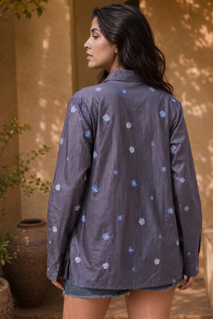 Slate Bloom Shirt