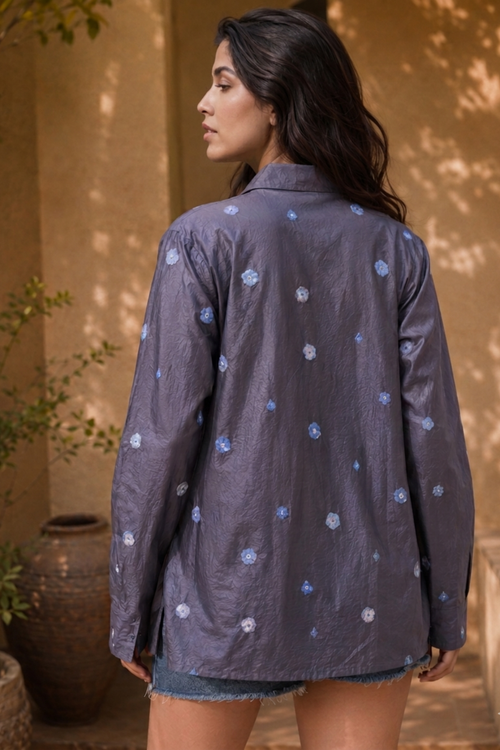 Slate Bloom Shirt