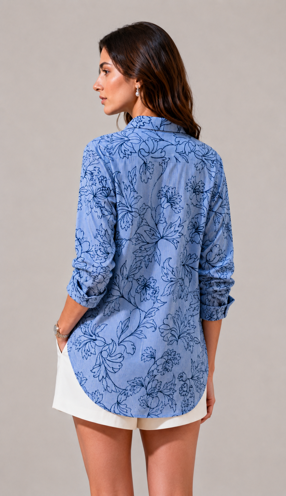 Blueberry Stripe Dream Shirt With Cool Vibes