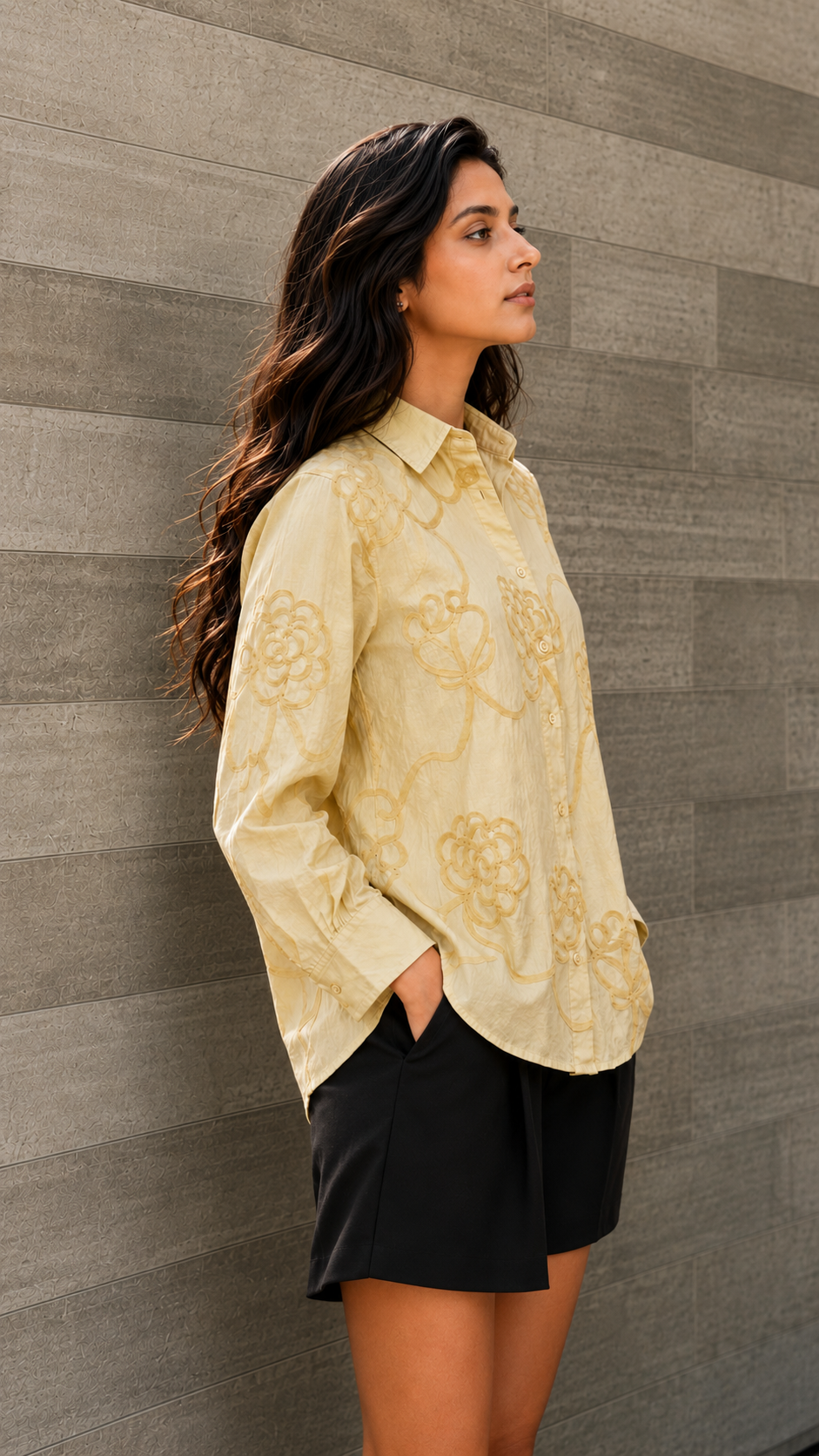 Floral Aura Chic Stylish Shirt for Women