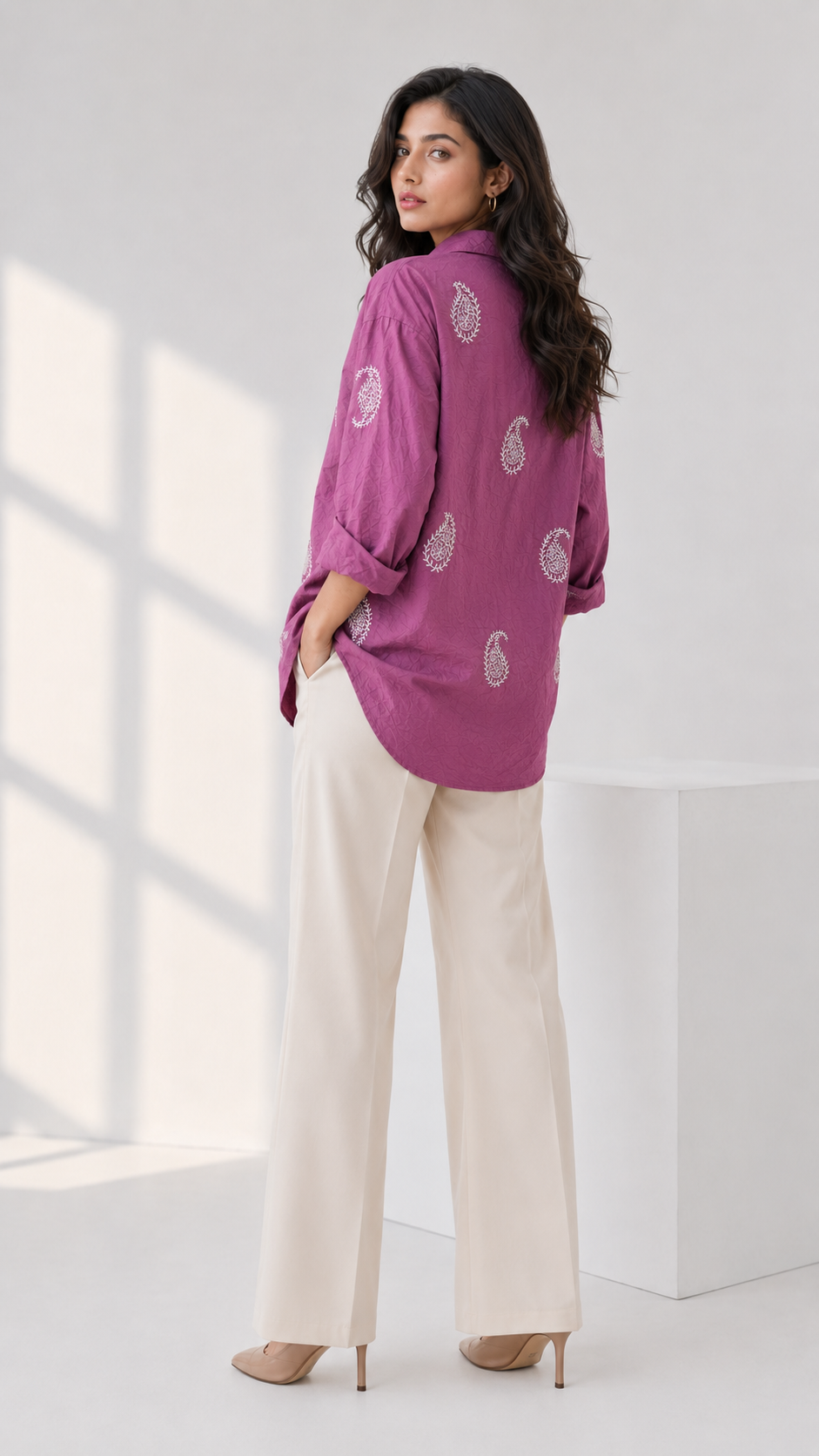 Dreamy Day Button Down Shirt For Women