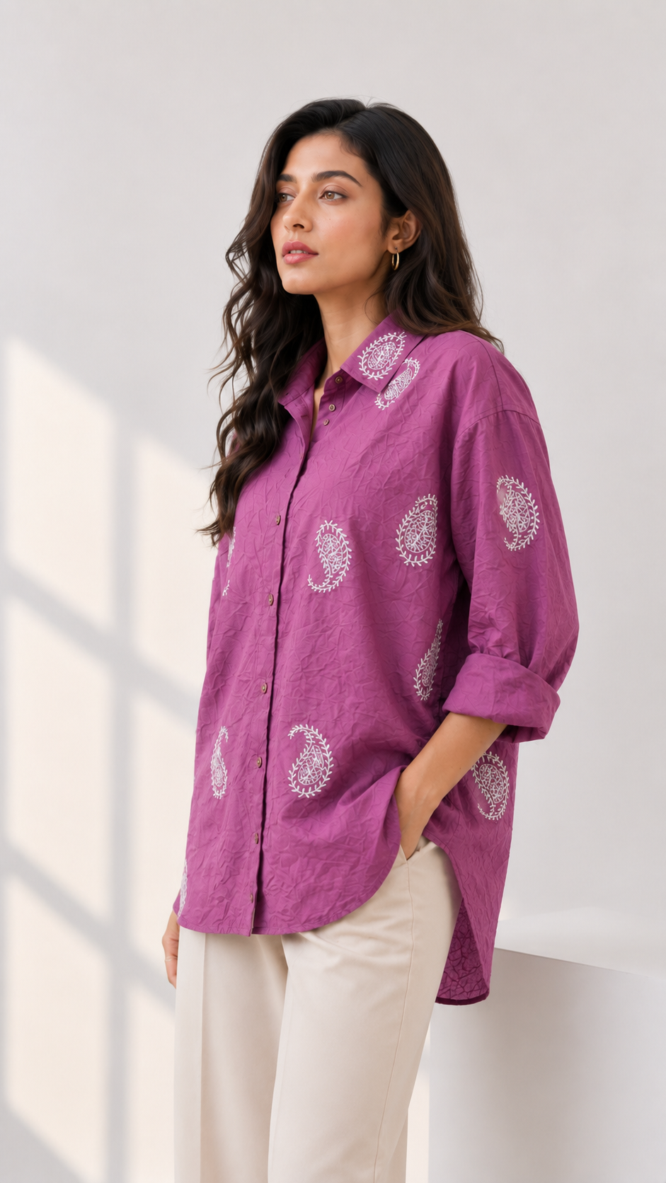 Dreamy Day Button Down Shirt For Women