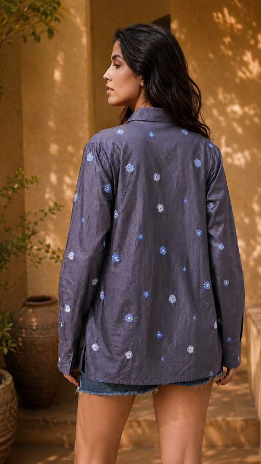 Slate Bloom Shirt
