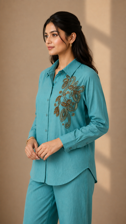 Flowers Bloom Co-ord Set For Women