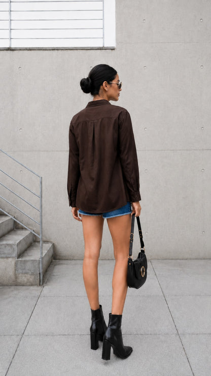 Muse Elegant Luxe Statement Shirt For Women