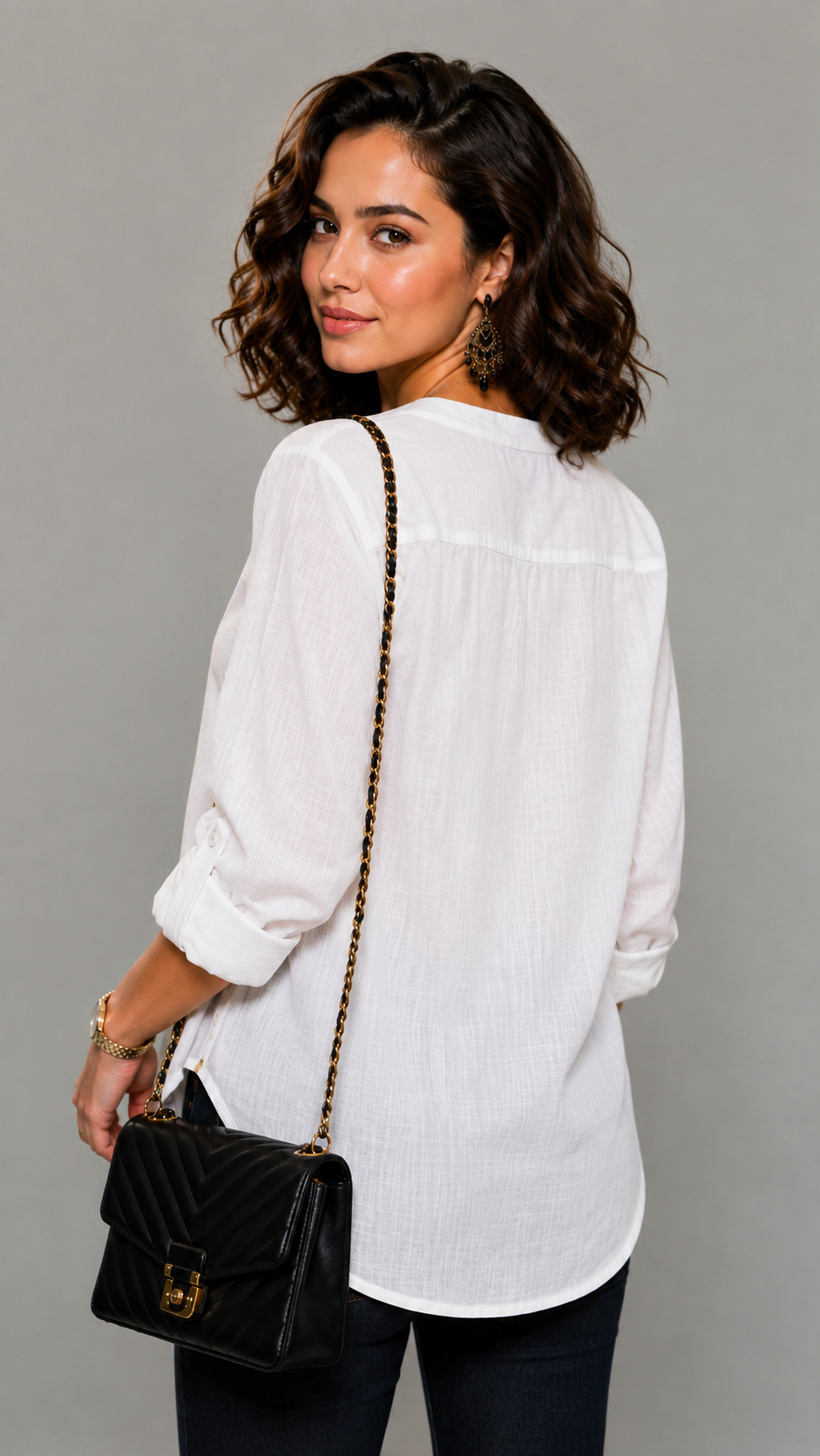 Aura Embroidered Chic Heritage Tunic Shirt