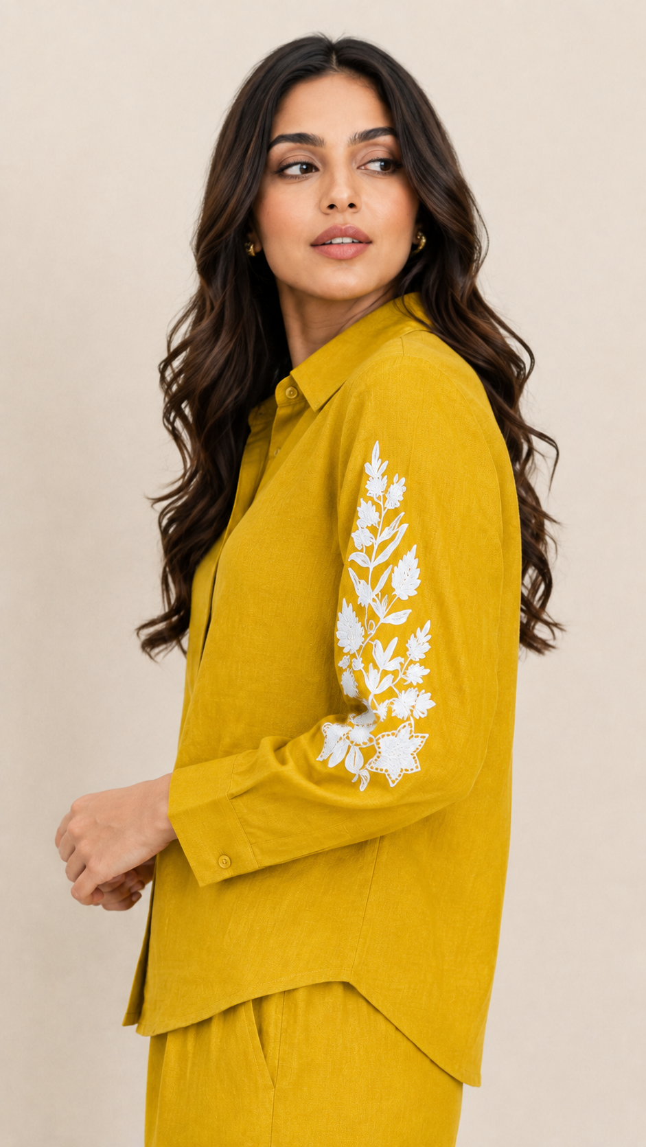 Garden Embroidered Breezy Co-ord Set