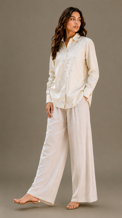 Charming Floral Casual Shirt for Modern Women