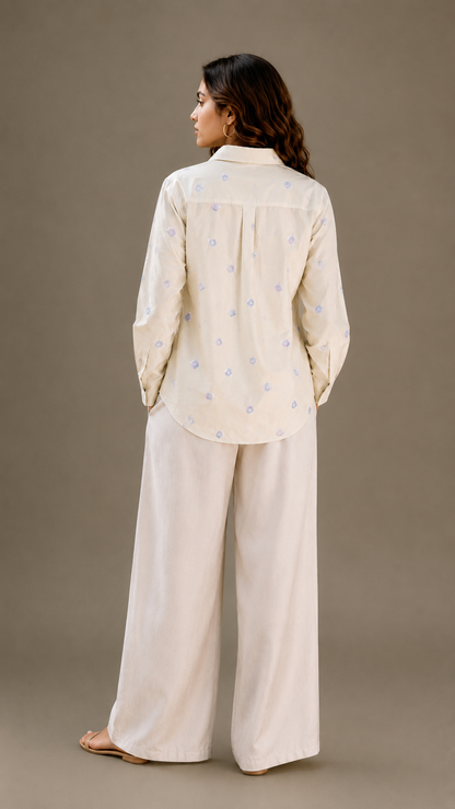 Charming Floral Casual Shirt for Modern Women
