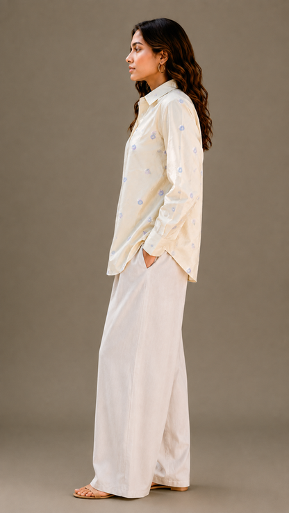 Charming Floral Casual Shirt for Modern Women