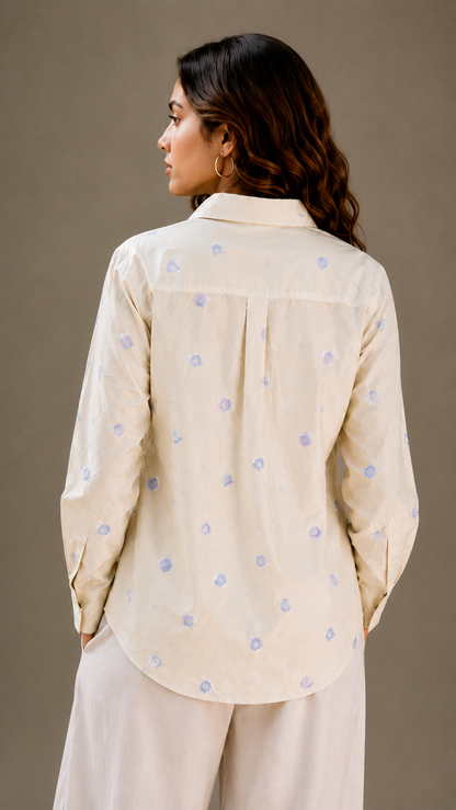 Charming Floral Casual Shirt for Modern Women