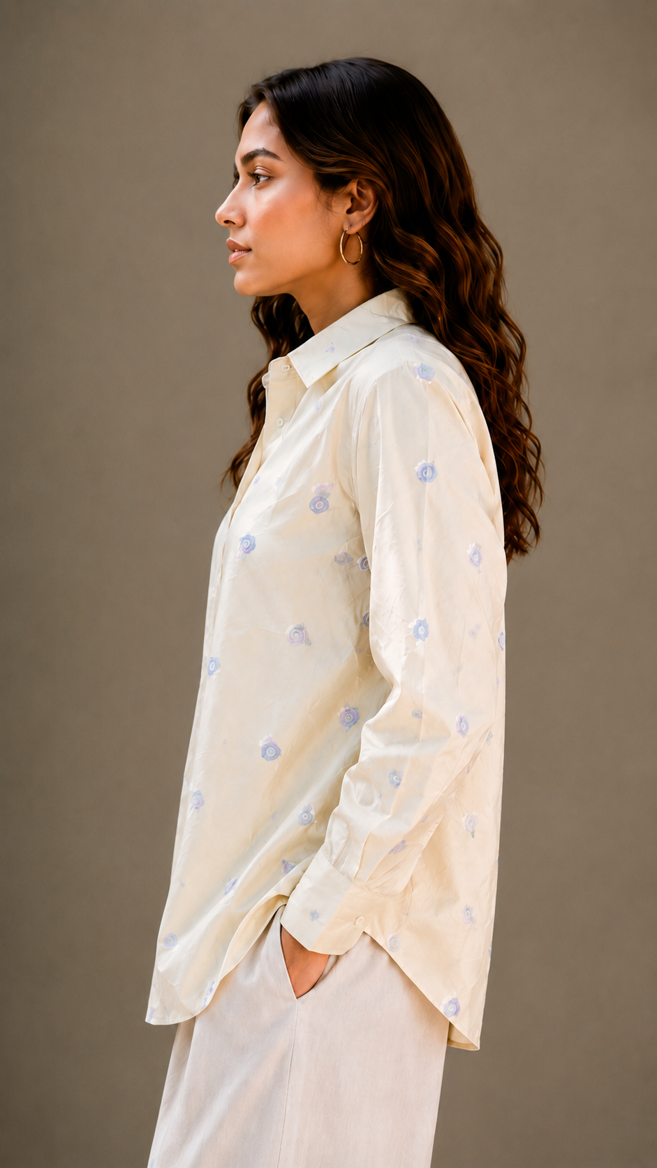 Charming Floral Casual Shirt for Modern Women